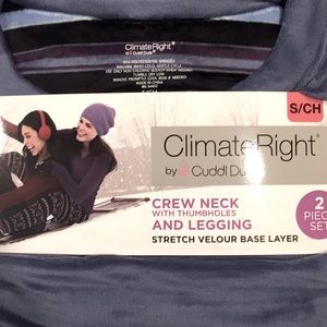 Here is a ClimateRight by Cuddl Duds 2 piece set.